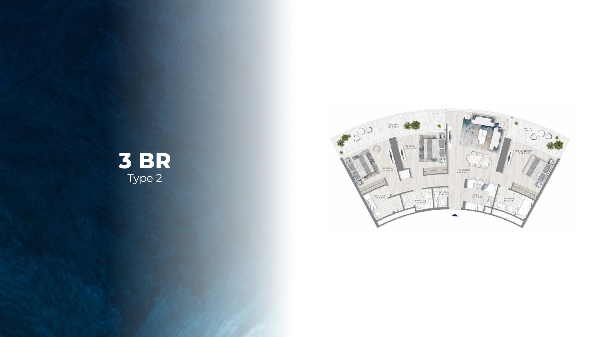 3 BR - Type A